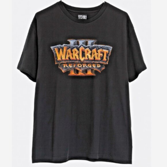 Blizzard Entertainment Warcraft III Reforged Black T-Shirt Men’s 2XL 100% Cotton - Picture 1 of 3